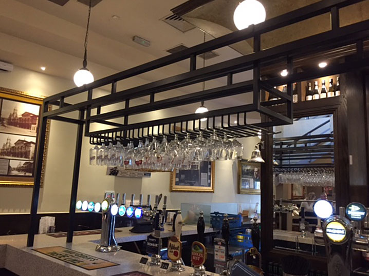 Metal Framed Glass Racks