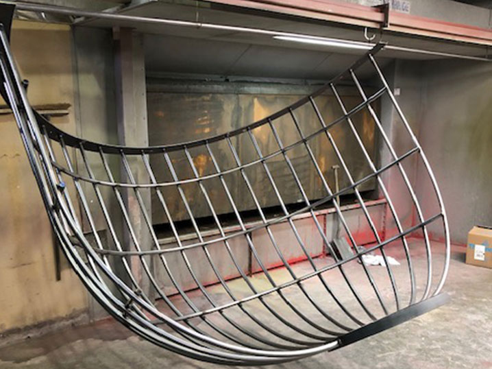 Birdcage booth seating surround 