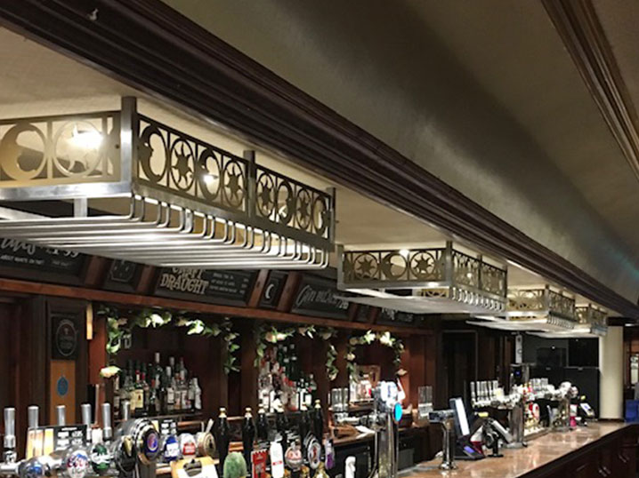 Metal Framed Glass Racks